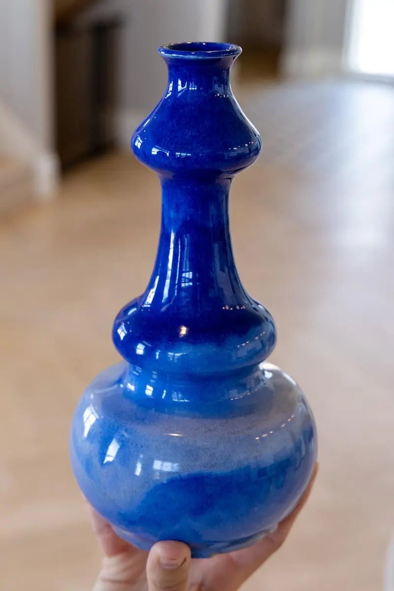 Large/XL Elegant Decorative Cobalt Porcelain Vase