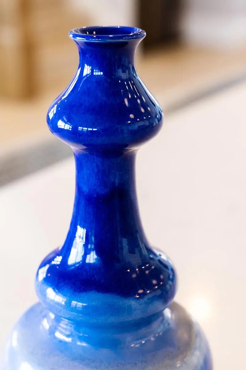 Large/XL Elegant Decorative Cobalt Porcelain Vase